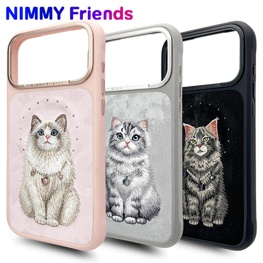 Nimmy Fashion Lucky Cute Pets MagSafe Embroidery Case Cover