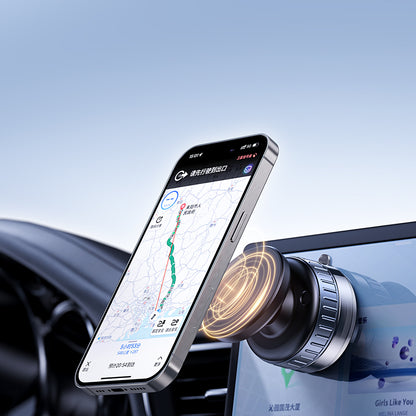 Armor King 360° 3M Tape + Vacuum Suction Magnetic Phone Mount Car Navigation Bracket