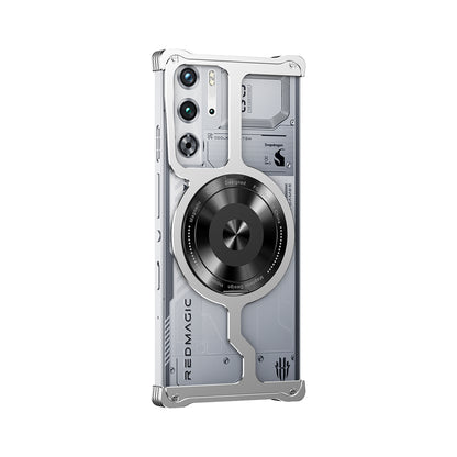 iy Bicolor Armor MagSafe Aluminum Alloy Kickstand Shockproof Metal Case Cover