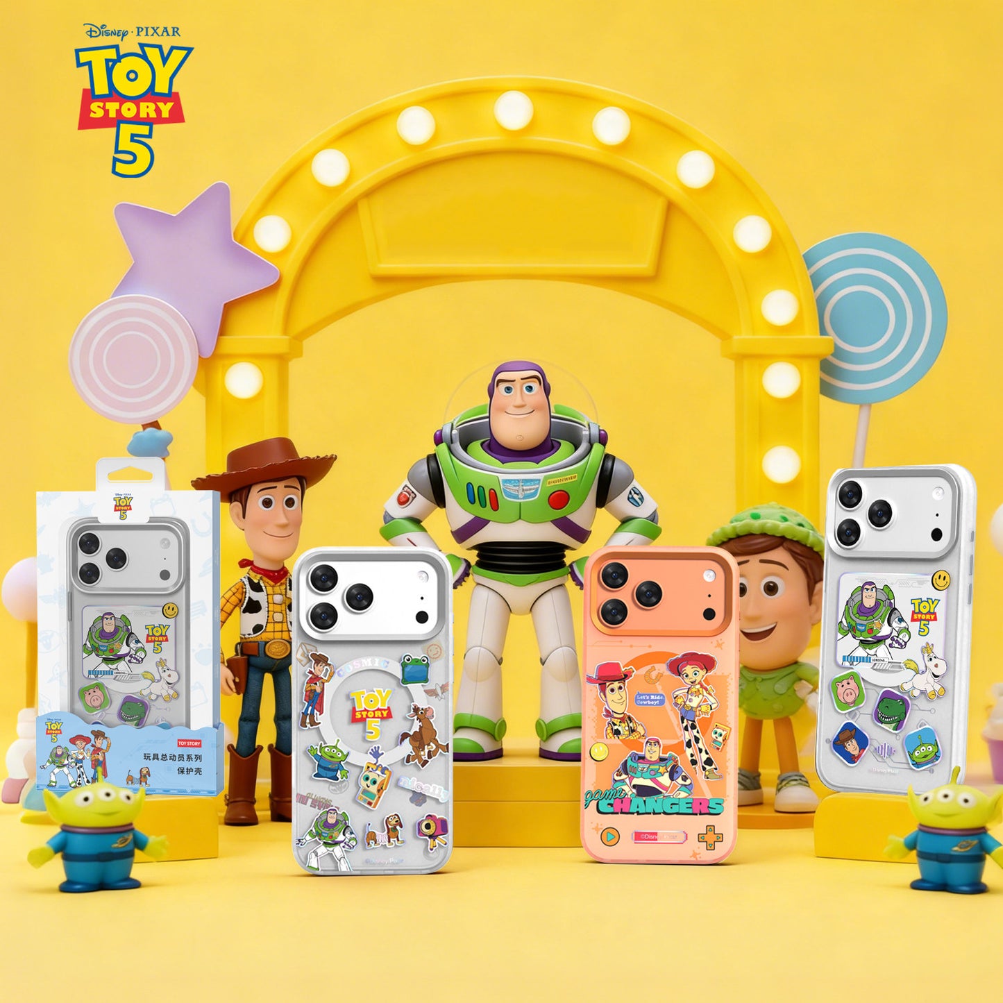 Disney x Pixar Toy Story 5 MagSafe All-inclusive Shockproof IMD Protective Case Cover