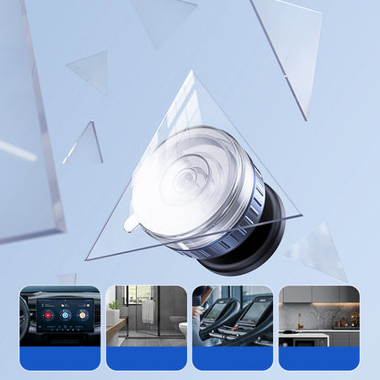 Armor King 360° 3M Tape + Vacuum Suction Magnetic Phone Mount Car Navigation Bracket