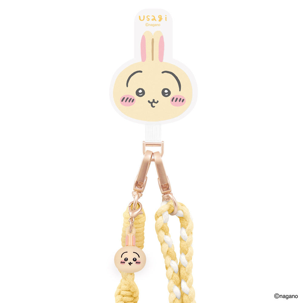 GARMMA Chiikawa Doll Charm Buckle Strap Braided Crossbody Phone Lanyard