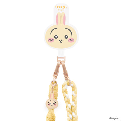 GARMMA Chiikawa Doll Charm Buckle Strap Braided Crossbody Phone Lanyard