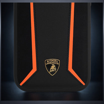 Lamborghini MagSafe Genuine Leather with Alcantara Phone Case - Revuelto D6