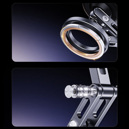 Armor King Vacuum Suction Magnetic Phone Mount 3-Axis Foldable Car Navigation Bracket