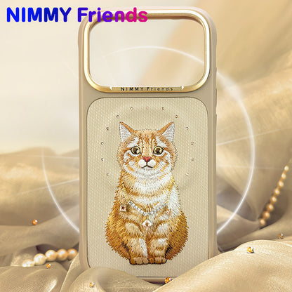 Nimmy Fashion Lucky Cute Pets MagSafe Embroidery Case Cover