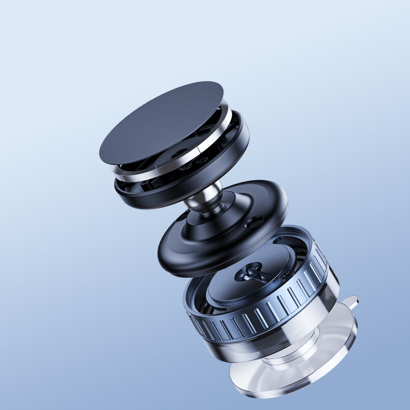 Armor King 360° 3M Tape + Vacuum Suction Magnetic Phone Mount Car Navigation Bracket