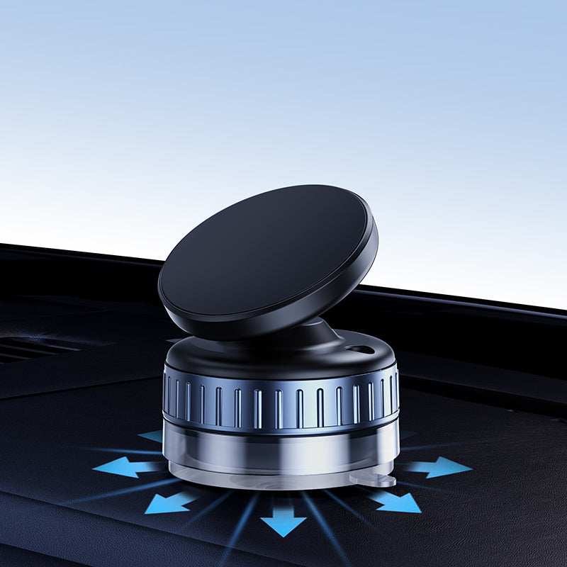 Armor King 360° 3M Tape + Vacuum Suction Magnetic Phone Mount Car Navigation Bracket