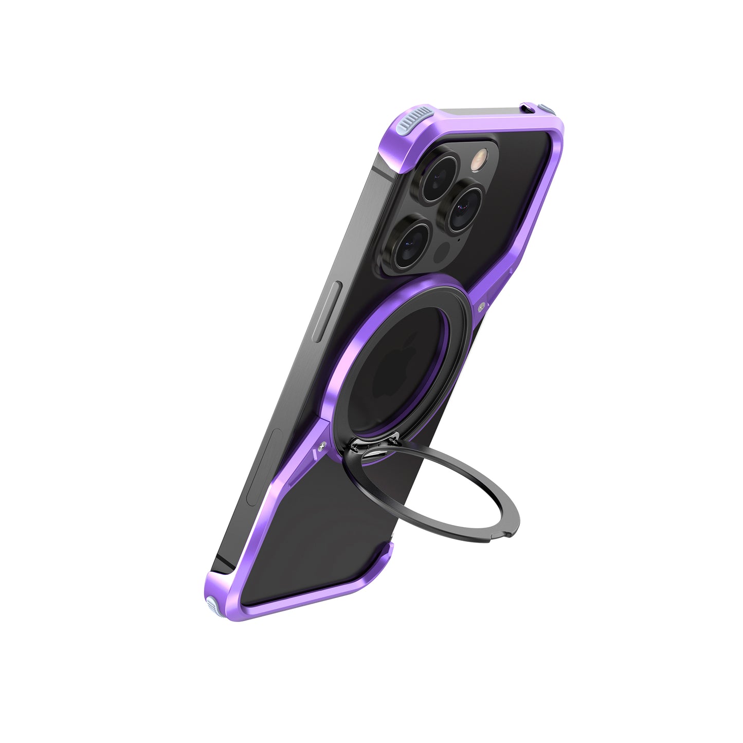 Armor King S Shell MagSafe Fulcrum Ring Stand Air Cushion Metal Case Cover