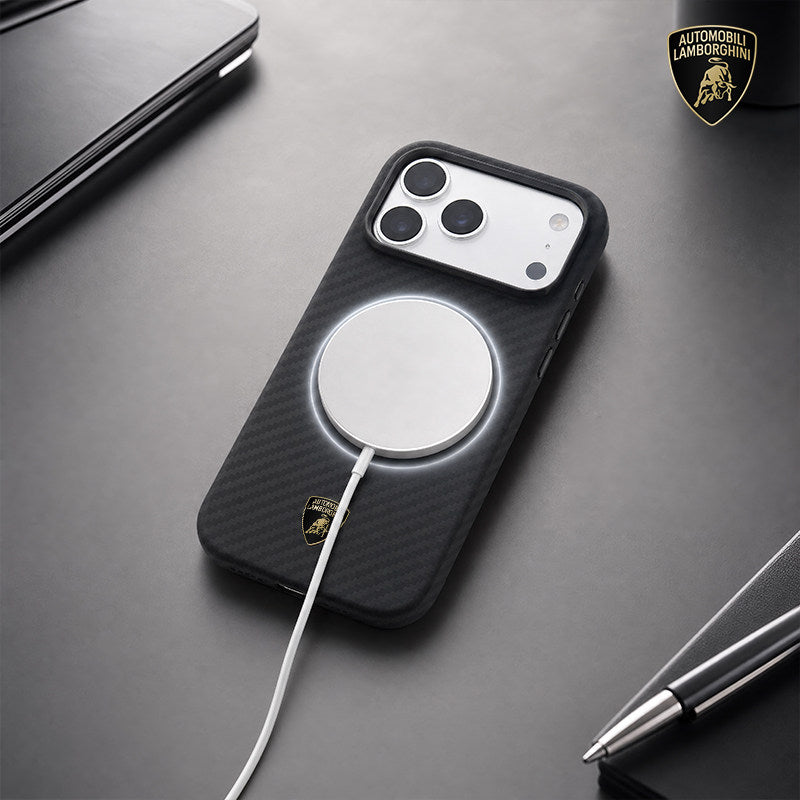 Lamborghini MagSafe Aramid Fiber Phone Case - Temerario D7