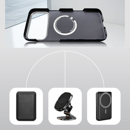 Armor King MagSafe Aramid Fiber Non-Slip Slim Light Case for Apple iPhone 17 series