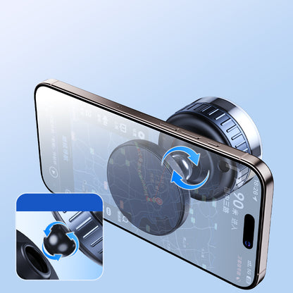 Armor King 360° 3M Tape + Vacuum Suction Magnetic Phone Mount Car Navigation Bracket