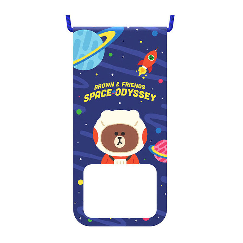 Line Friends Space Waterproof Pouch Dry Bag Smartphone Case