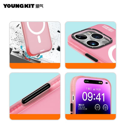 YOUNGKIT Color Sand MagSafe Slim Thin Matte Anti-Scratch Back Shockproof Cover Case