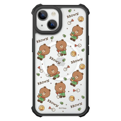 Line Friends MagSafe Shockproof Anti-Scratch Air Hard Case Cover