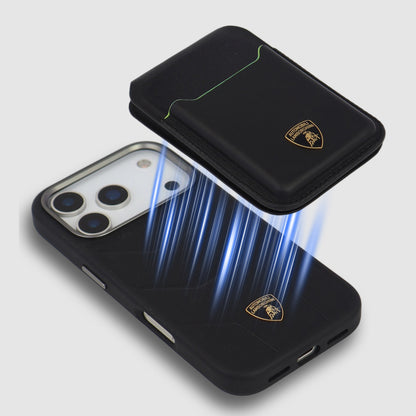 Lamborghini Leather Cardholder with Magnetic Module – TE D1