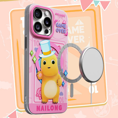 Nailong Pink Party MagSafe Anti-Scratch Shockproof Back Cover Case