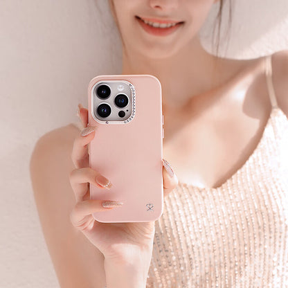 PYNANA Starry Jewelry Aesthetics & Handcraft MagSafe Faux Leather Protective Case Cover