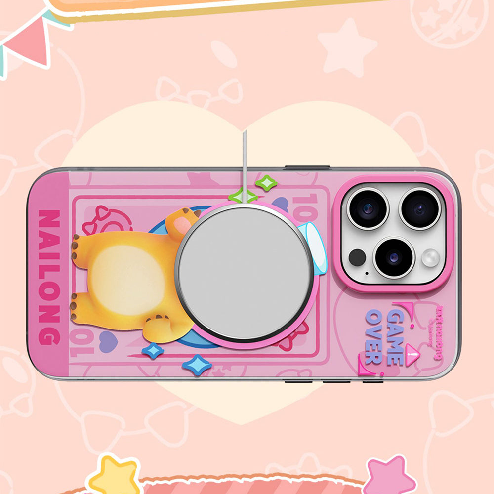 Nailong Pink Party MagSafe Anti-Scratch Shockproof Back Cover Case