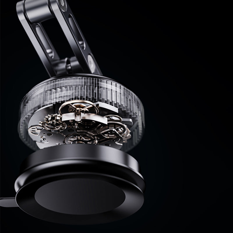 Armor King Vacuum Suction Magnetic Phone Mount 3-Axis Foldable Car Navigation Bracket