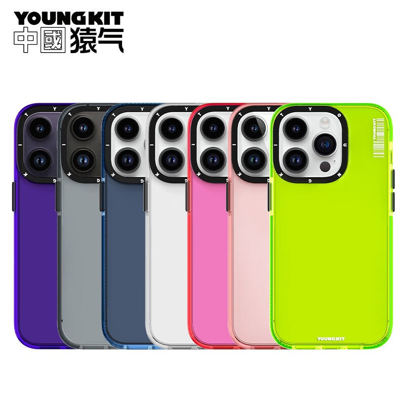 YOUNGKIT Crystal Color Slim Thin Matte Anti-Scratch Back Shockproof Cover Case