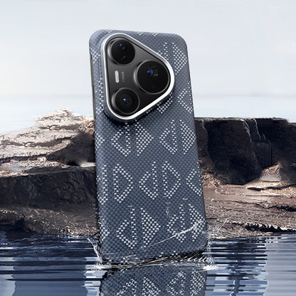 Armor King Geometric Impression Aramid Fiber MagSafe Non-Slip Slim Light Case Cover