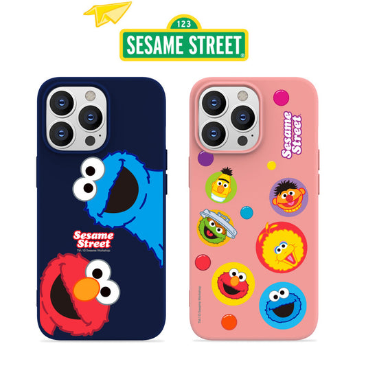 Sesame Street Liquid Silicone Soft Color Jelly Case Cover