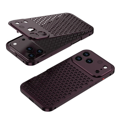 Kylin Armor Elastic Buckle Heat Dissipation Aromatherapy Metal Case Cover