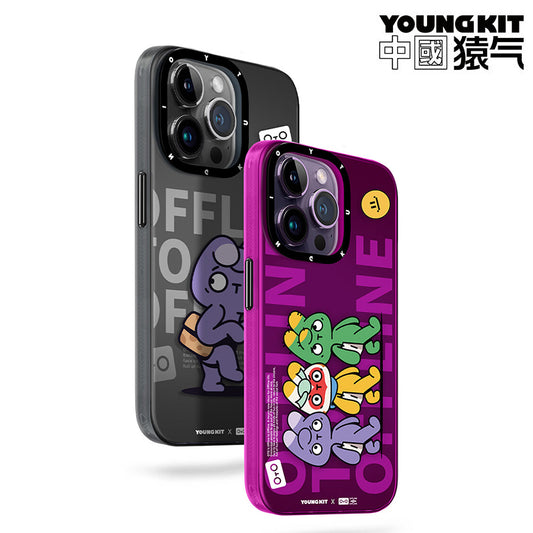 YOUNGKIT X Offline to Offline (OTO) Slim Thin Matte Anti-Scratch Back Shockproof Cover Case