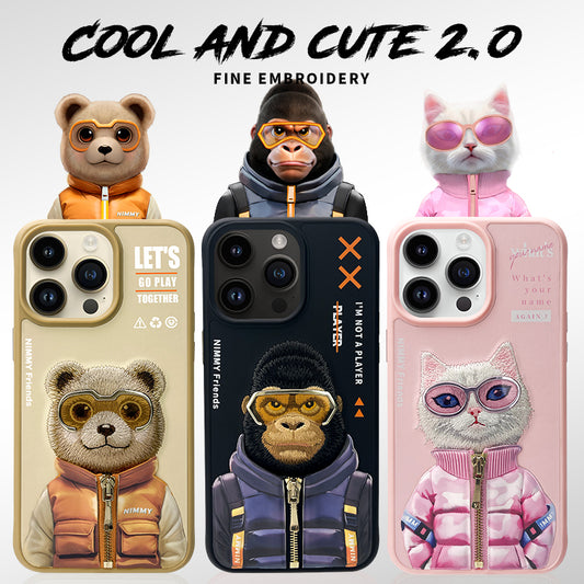 Nimmy Cool & Cute Embroidery Case Cover
