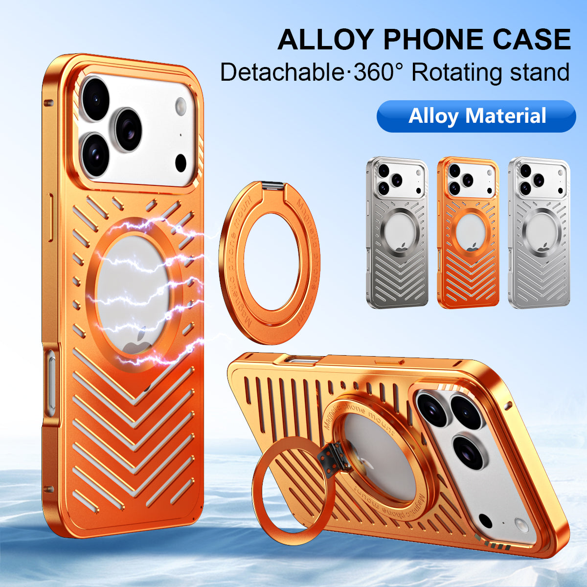 Kylin Armor Ice Dazzle MagSafe Heat Dissipation Thermal Cooling Case Cover