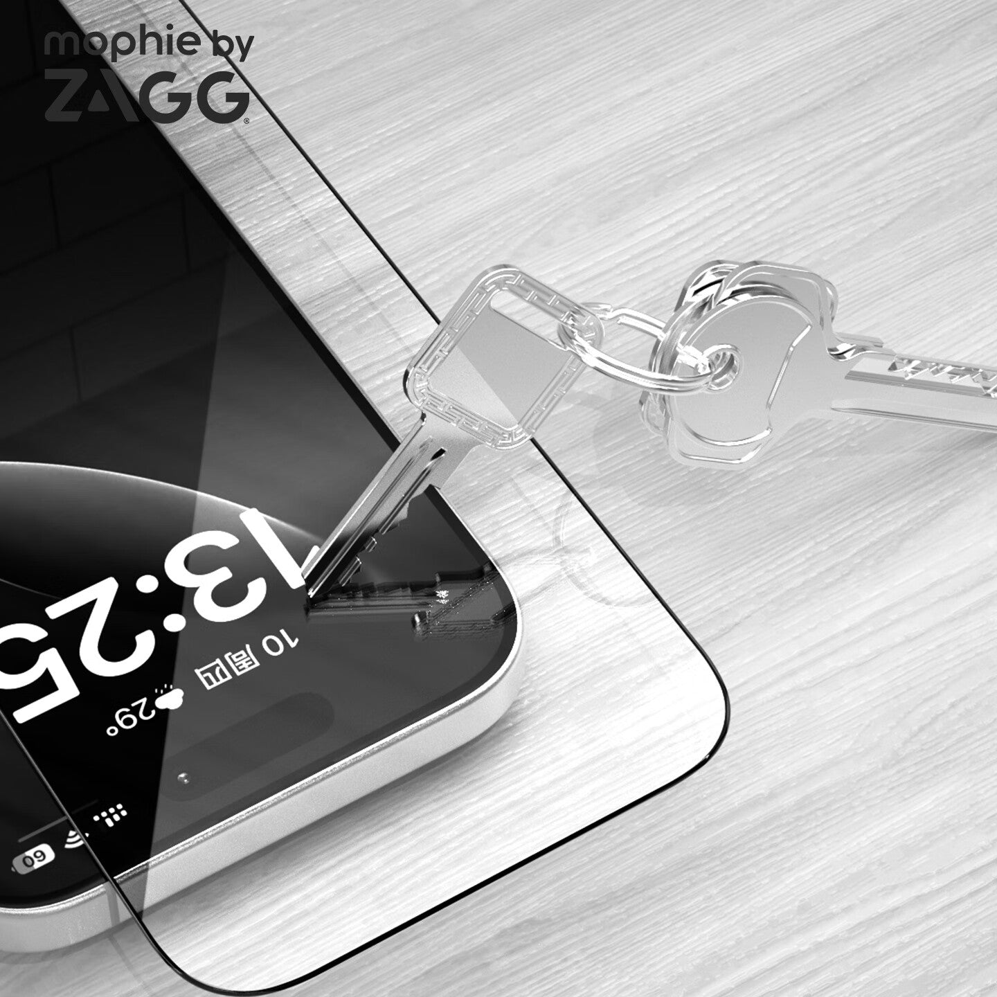 ZAGG Seamless Edge-to-Edge Anti-Static Tempered Glass Screen Protector