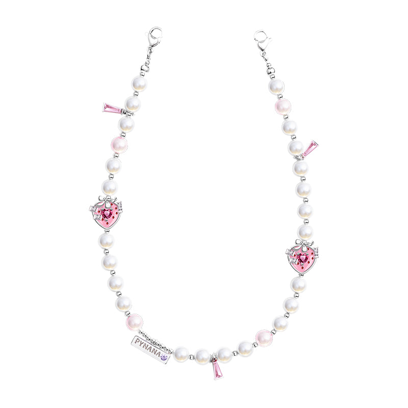 PYNANA Jewelry Aesthetics & Handcraft Multifunctional Chain Phone Charm Beads Strap Pearl Lanyard