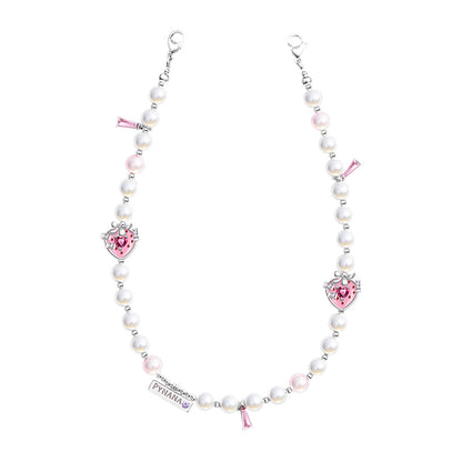 PYNANA Jewelry Aesthetics & Handcraft Multifunctional Chain Phone Charm Beads Strap Pearl Lanyard