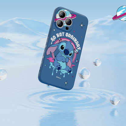 UKA Disney Stitch Side Print Liquid Silicone Case Cover