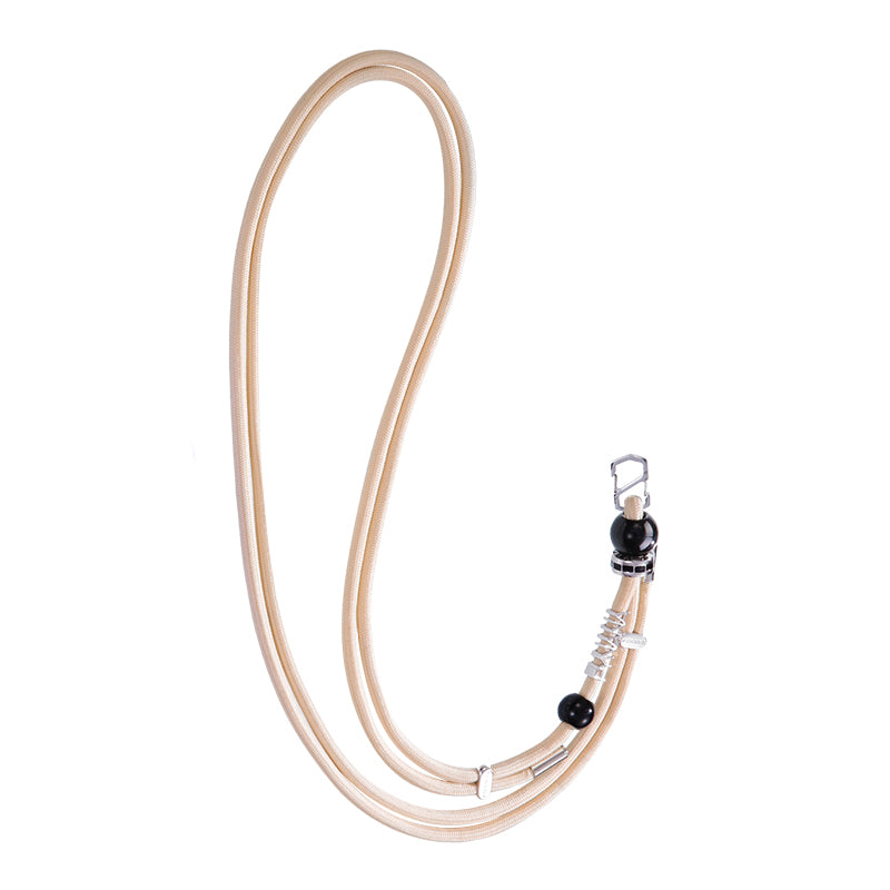 PYNANA 2-in-1 Rope Phone Lanyard Cross-body Strap with Metal Charm Chain