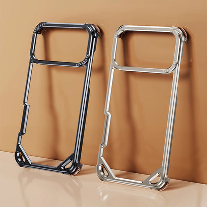 Oatsbasf Simple Shield Air Cushion Shockproof Aluminum Metal Bumper Case Cover