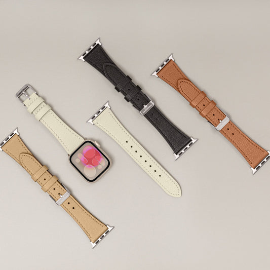 SwitchEasy Slim Genuine Leather Watch Band Apple Watch Strap