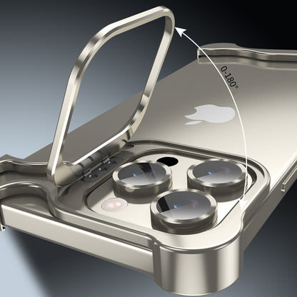 Armor King Wing Skeleton Lens Stand Frameless Anti-fall Metal Case Cover