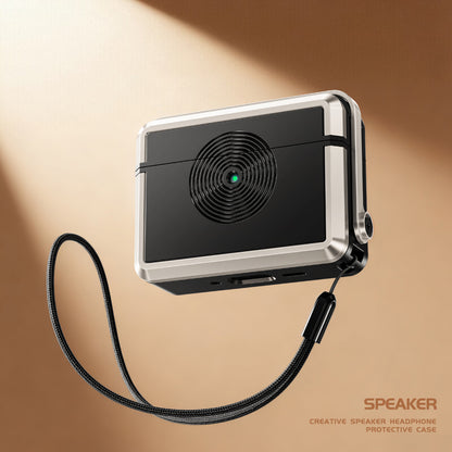 Oatsbasf Speaker Shockproof Silicone Protective Case for AirPods Pro 3