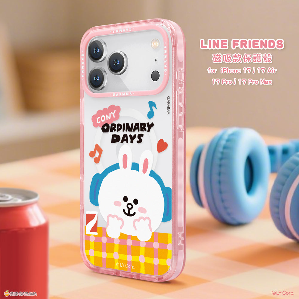 GARMMA Line Friends Ordinary Days MagSafe Premium Military Grade Drop Tested Impact Case Cover