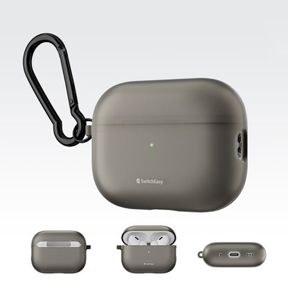 SwitchEasy Glaze Translucent Bayer TPU Apple AirPods Case with Carabiner