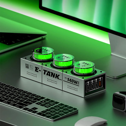 Mfish E-Tank Power Station 140W GaN PD Desktop Charger