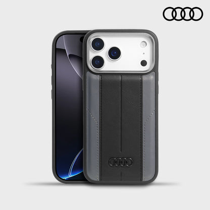 AUDI MagSafe Synthetic Genuine Leather Phone Case - Q5 D1