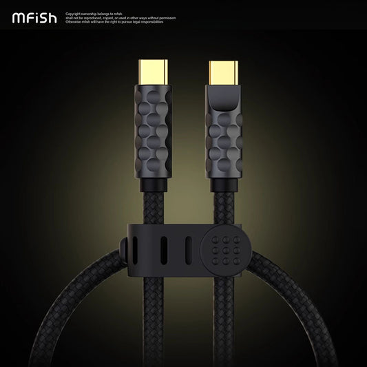 MfiSh Power Viper 240W 40Gbps USB4 Thunderbolt Type-C Data Cable Charging Line
