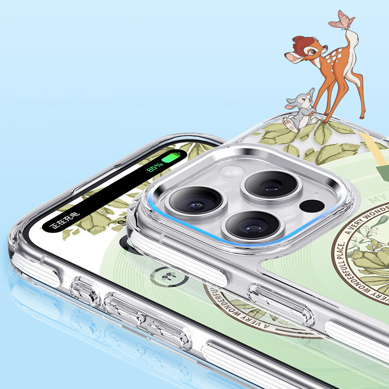 Disney Characters MagSafe Shockproof Transparent Protective Case Cover
