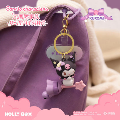Sanrio Characters Dreamy Moon Star Phone Charm Keychain Pendant