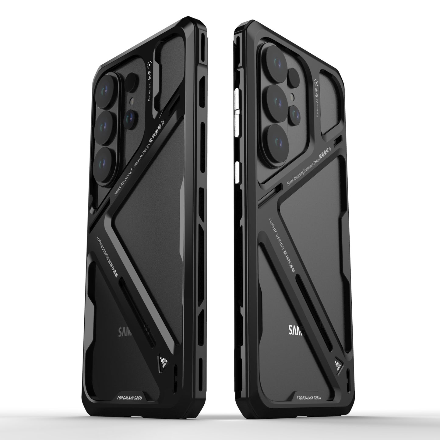 Luphie Warrior Armor Military-Grade Drop Protectioon Aluminum Alloy Heat Dissipation Metal Case Cover