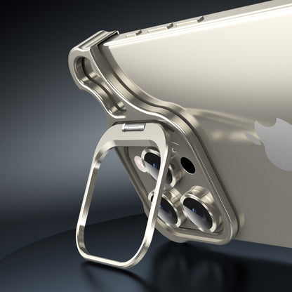 Armor King Wing Skeleton Lens Stand Frameless Anti-fall Metal Case Cover