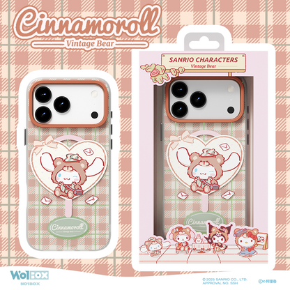 Sanrio Characters Vintage Bear MagSafe All-inclusive Shockproof IMD Protective Case Cover